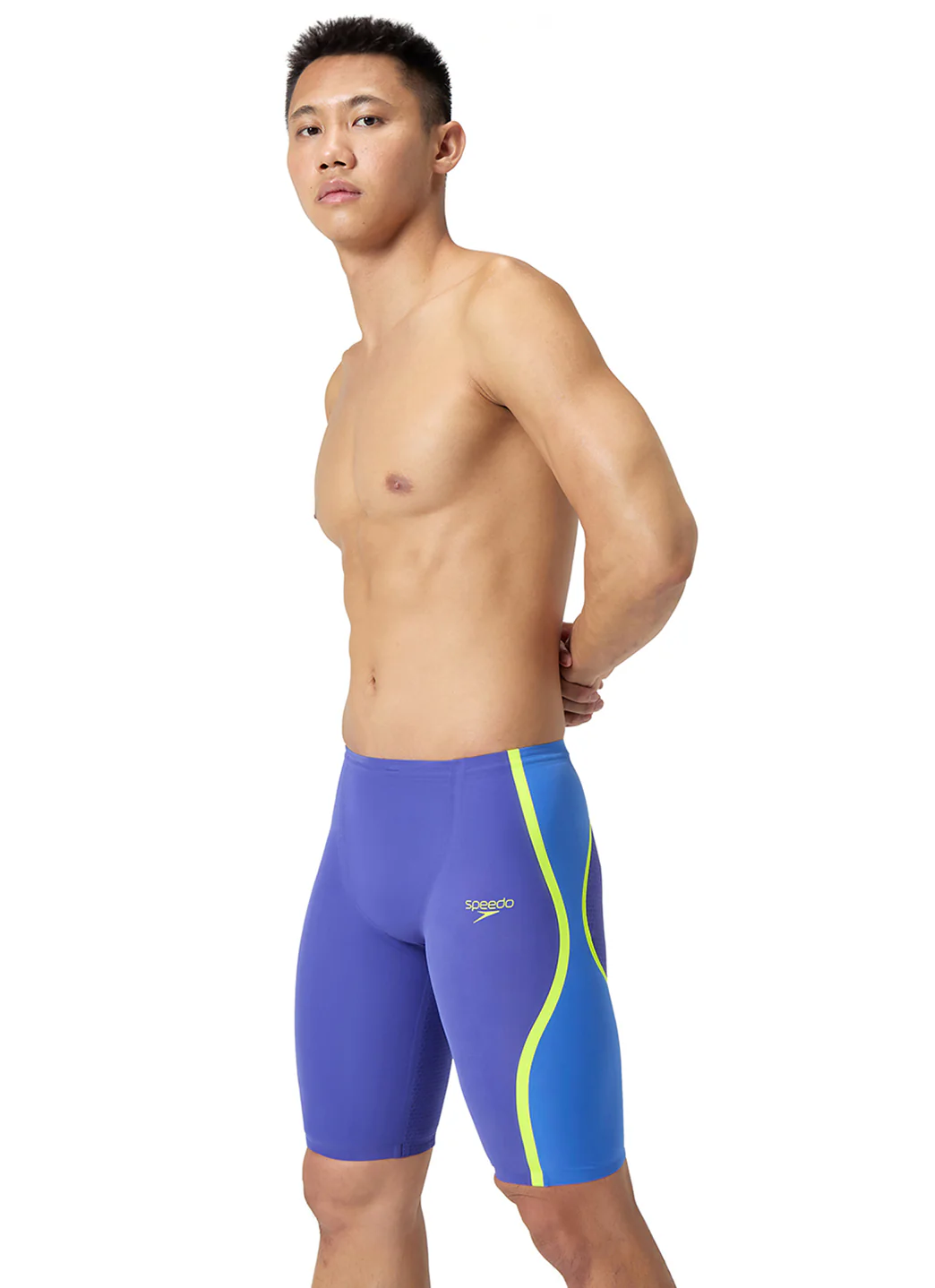 Speedo Men's LZR Intent 2.0 High Waist Jammer Tech Suit Swimsuit - Image 59