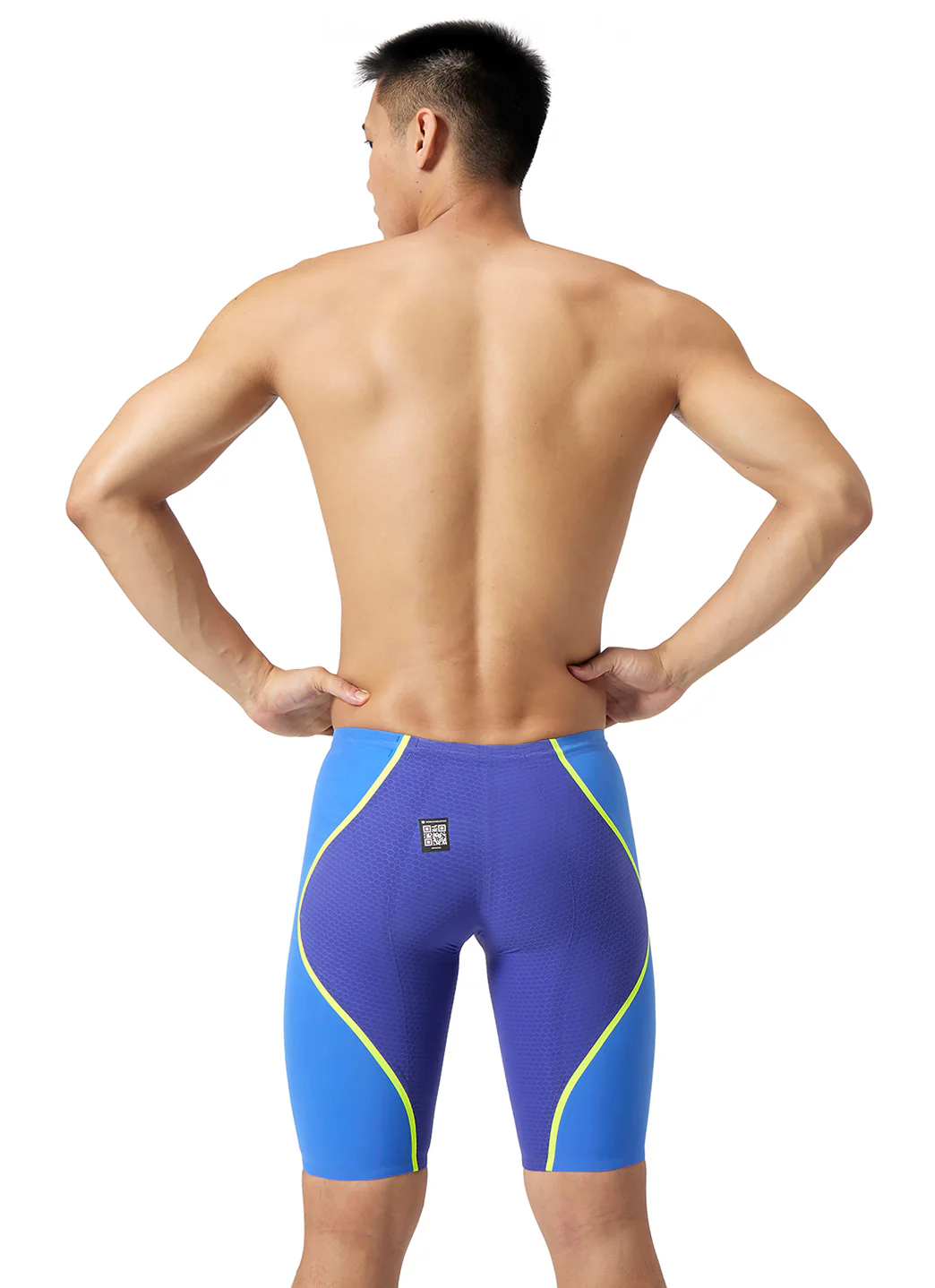 Speedo Men's LZR Intent 2.0 High Waist Jammer Tech Suit Swimsuit - Image 60