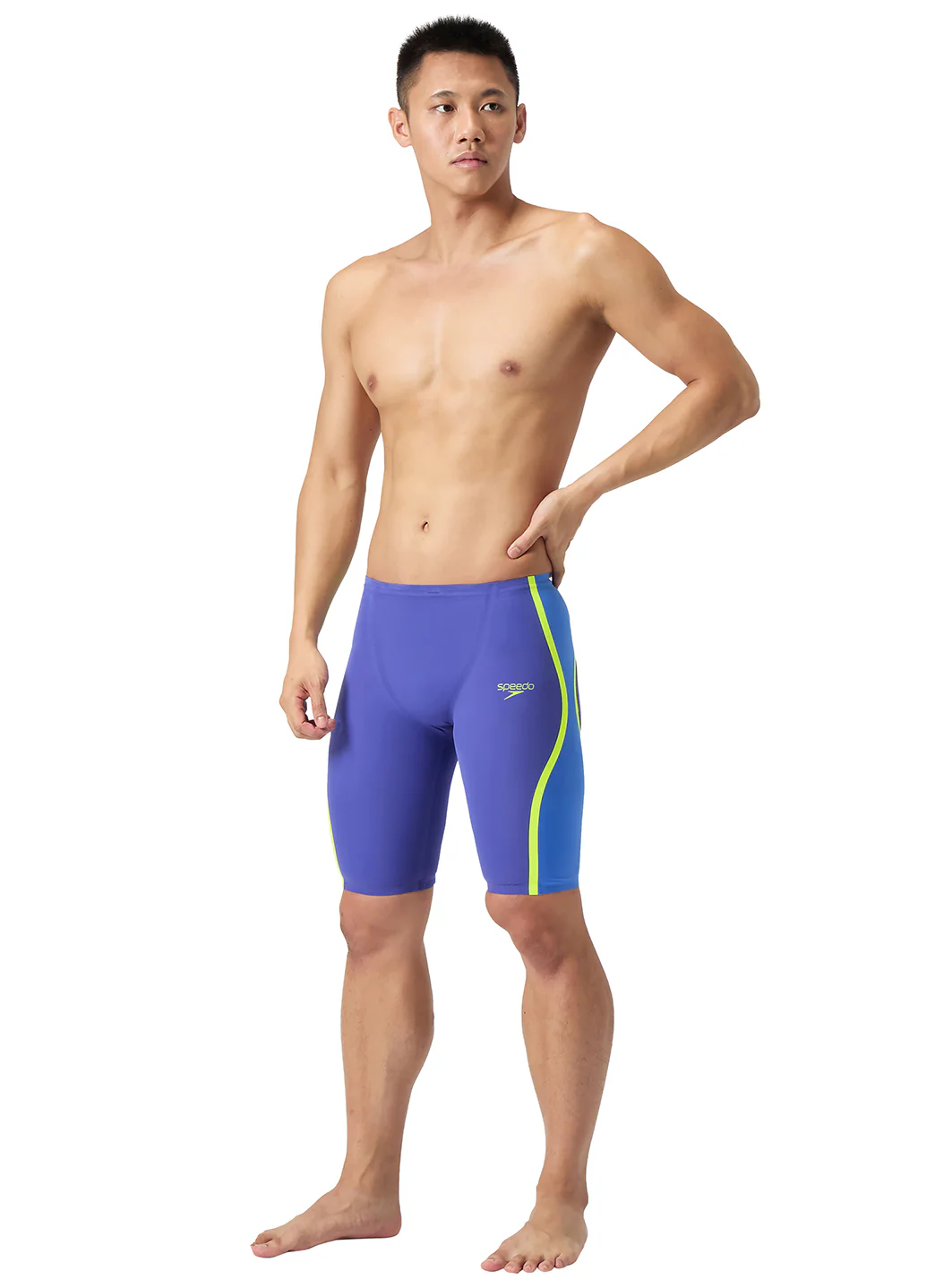 Speedo Men's LZR Intent 2.0 High Waist Jammer Tech Suit Swimsuit - Image 61