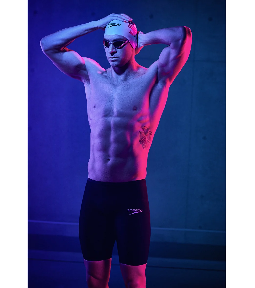 Speedo Men's LZR Valor 2.0 High Waist Jammer Tech Suit Swimsuit - Image 20