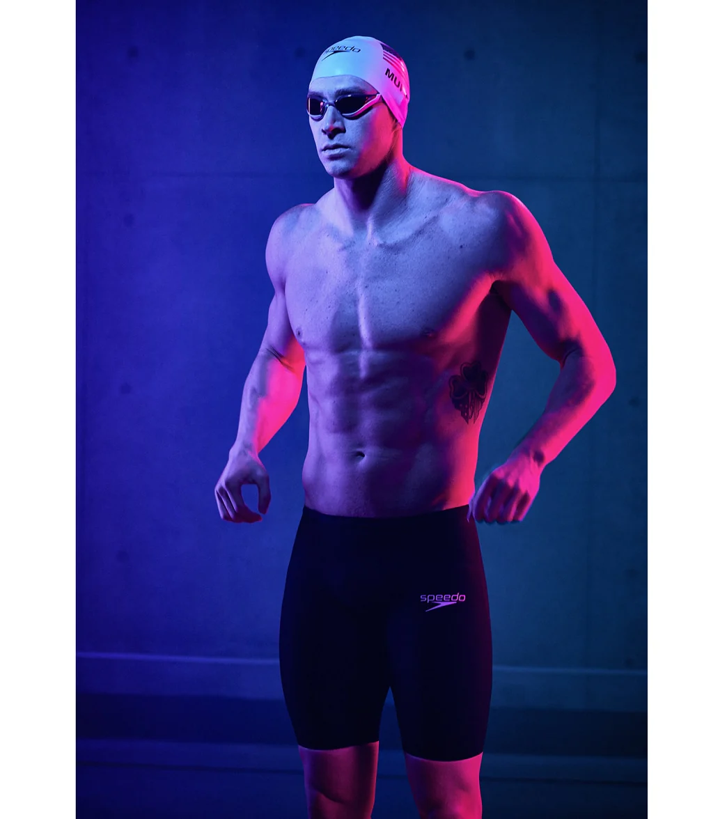 Speedo Men's LZR Valor 2.0 High Waist Jammer Tech Suit Swimsuit - Image 21