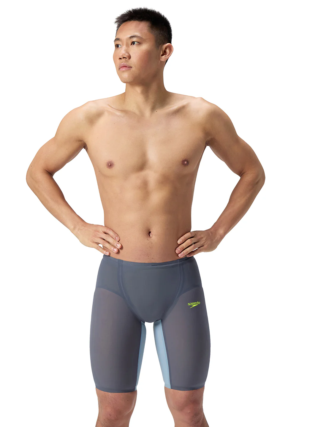 Speedo Men's LZR Valor 2.0 High Waist Jammer Tech Suit Swimsuit - Image 44