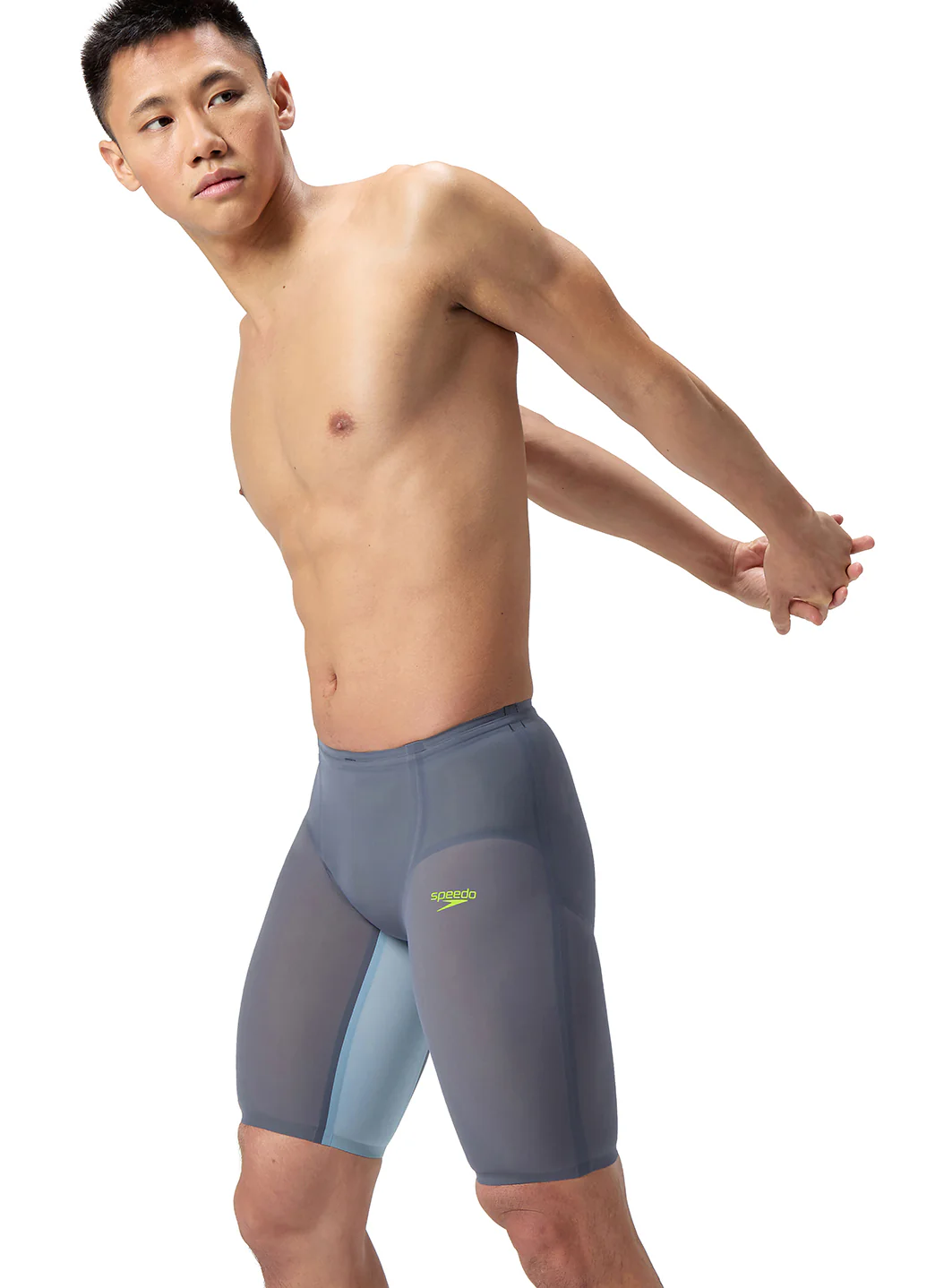 Speedo Men's LZR Valor 2.0 High Waist Jammer Tech Suit Swimsuit - Image 45