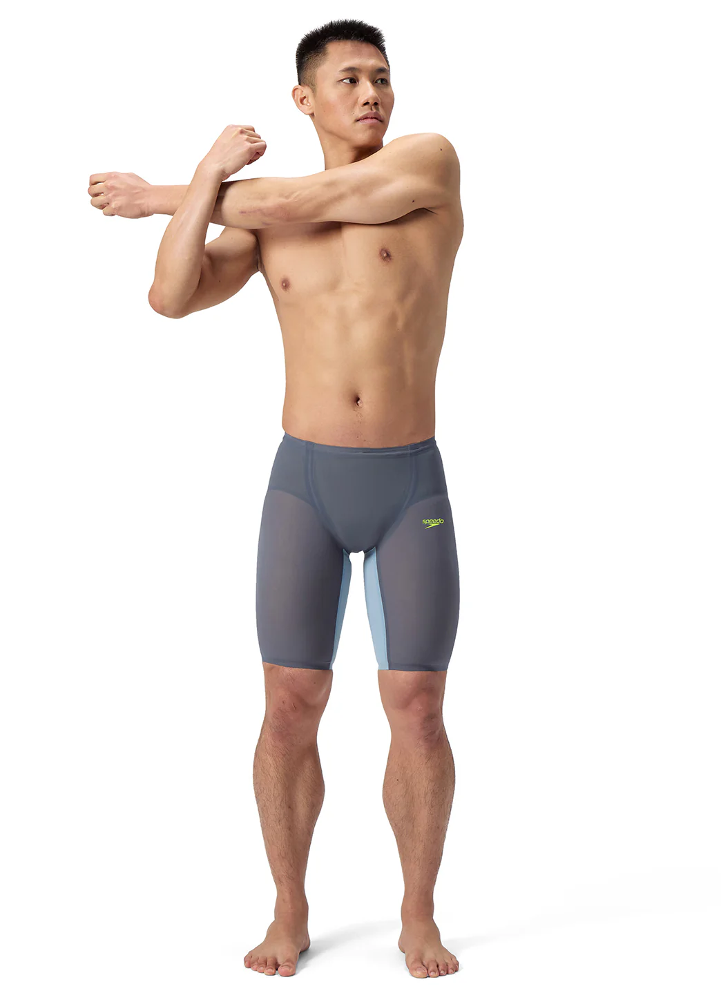 Speedo Men's LZR Valor 2.0 High Waist Jammer Tech Suit Swimsuit - Image 47