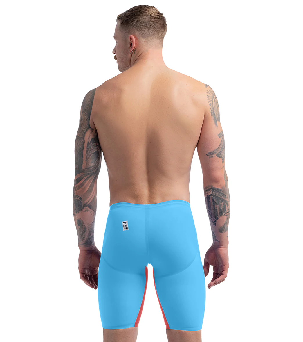 Speedo Men's LZR Valor 2.0 High Waist Jammer Tech Suit Swimsuit - Image 58
