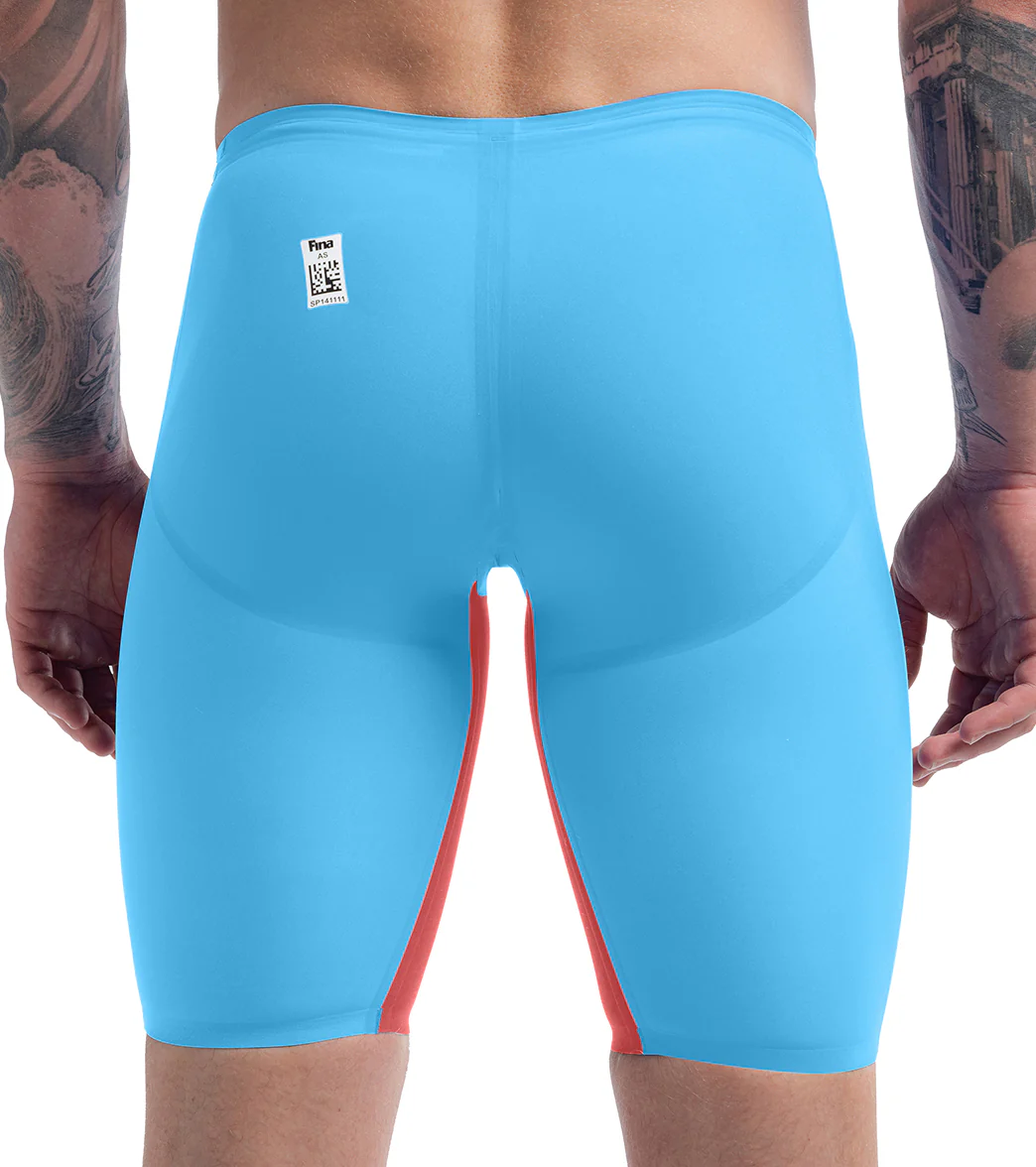 Speedo Men's LZR Valor 2.0 High Waist Jammer Tech Suit Swimsuit - Image 61