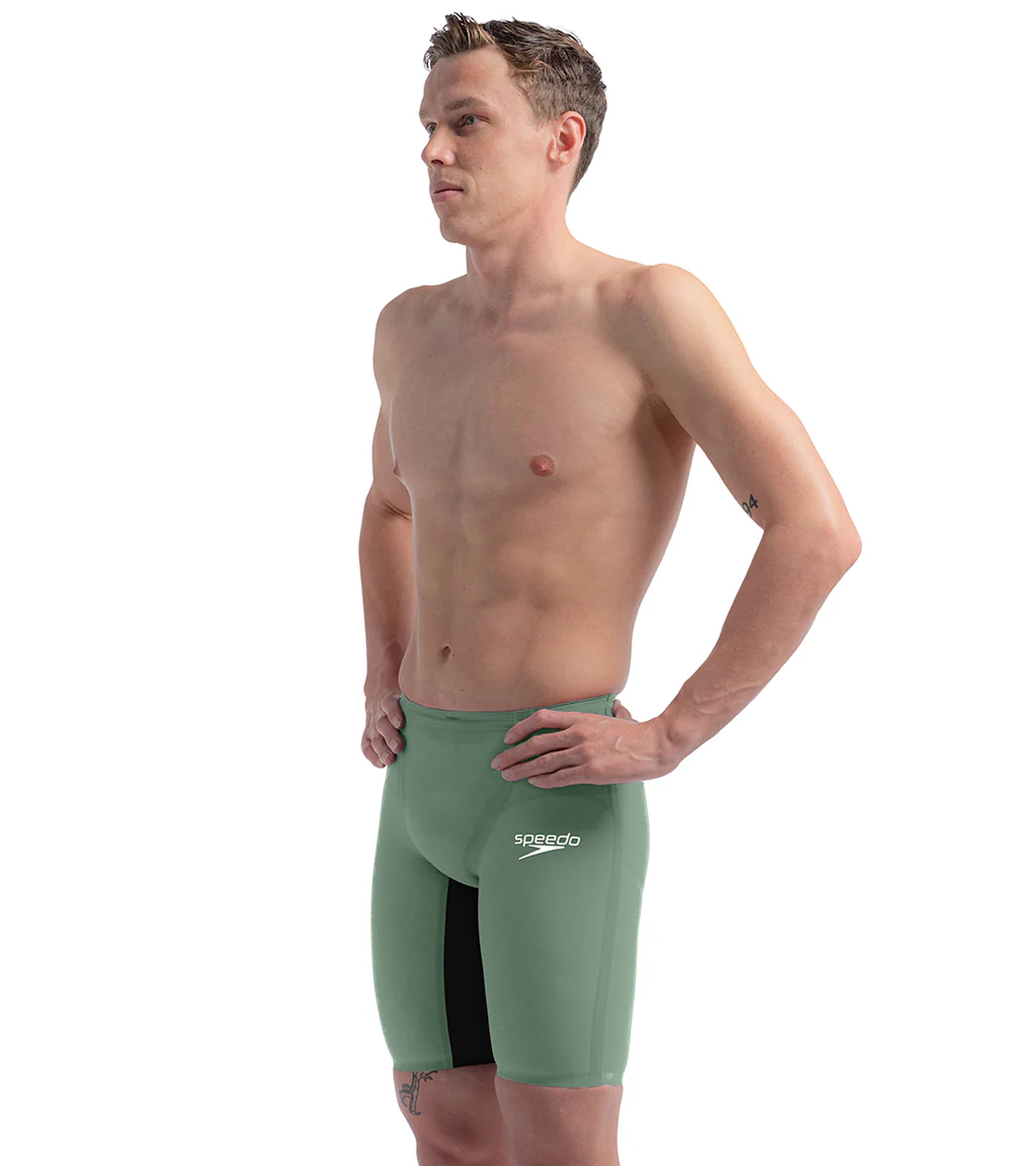 Speedo Men's LZR Valor 2.0 High Waist Jammer Tech Suit Swimsuit - Image 70