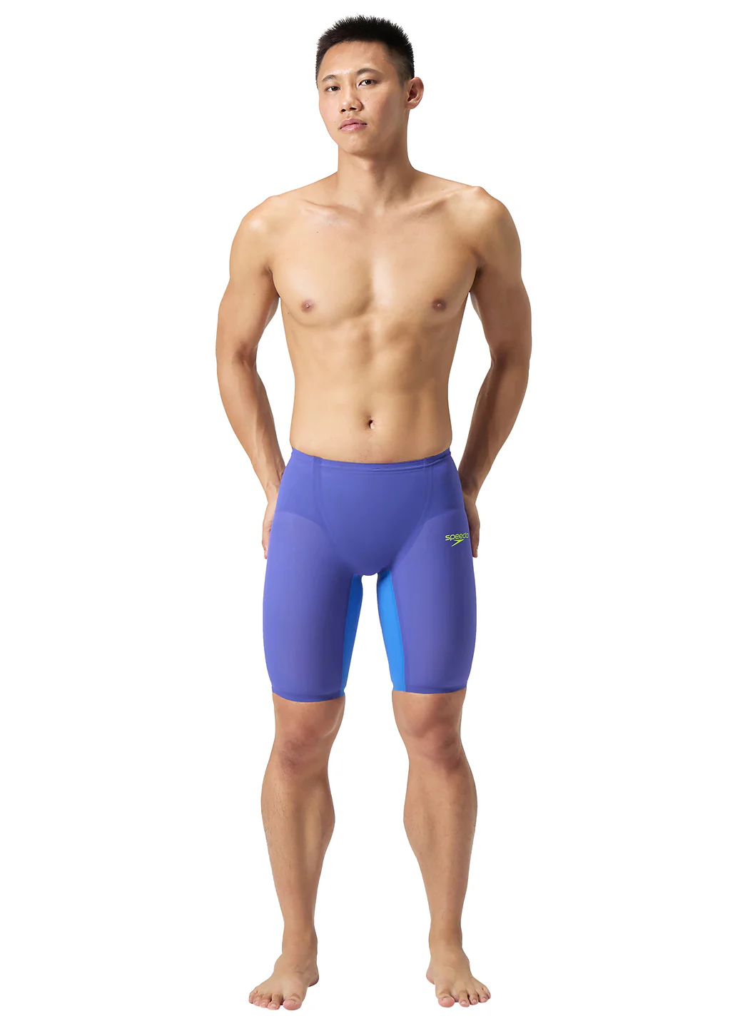 Speedo Men's LZR Valor 2.0 High Waist Jammer Tech Suit Swimsuit - Image 81