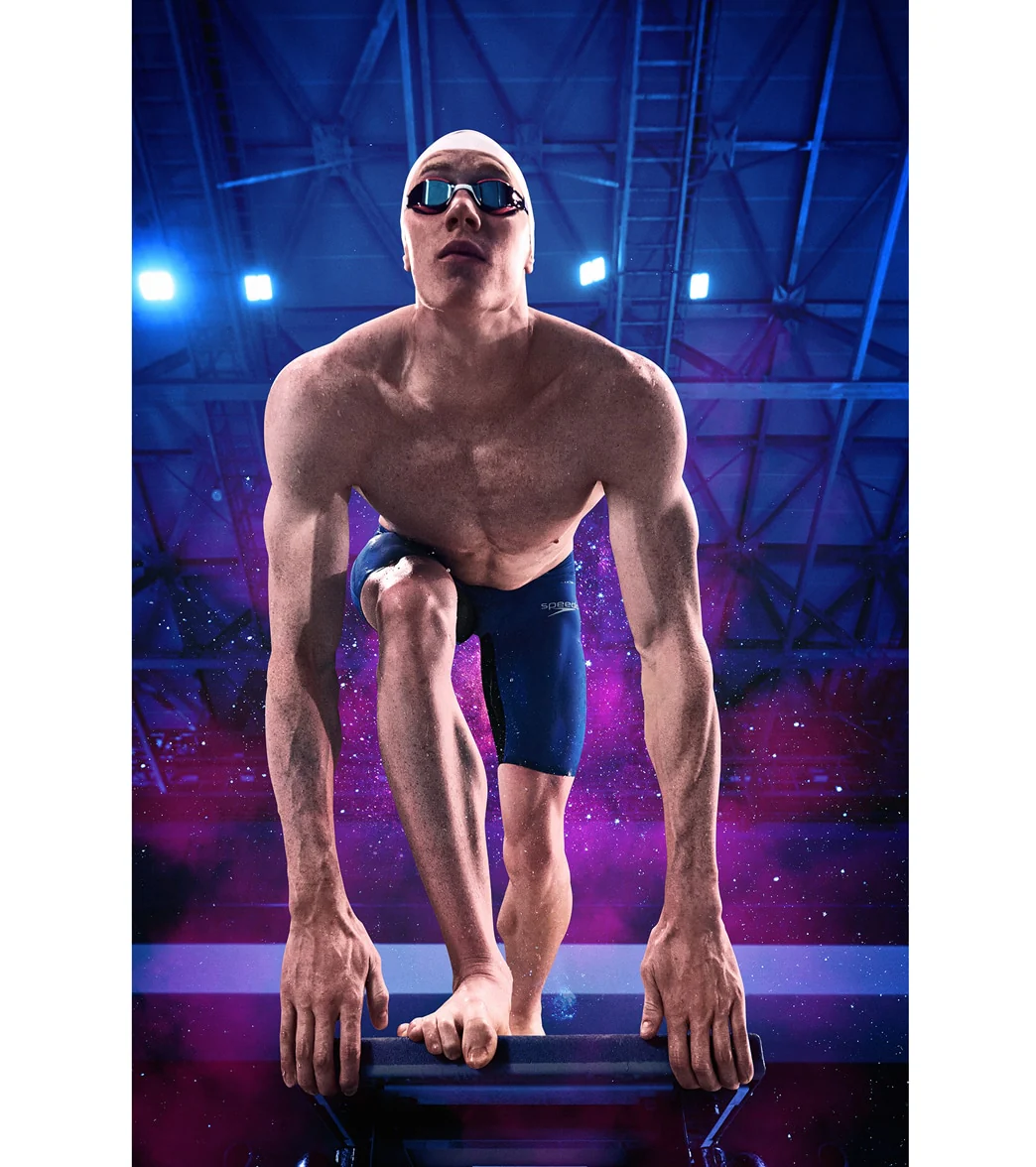 Speedo Men's LZR Valor 2.0 Jammer Tech Suit Swimsuit - Image 101