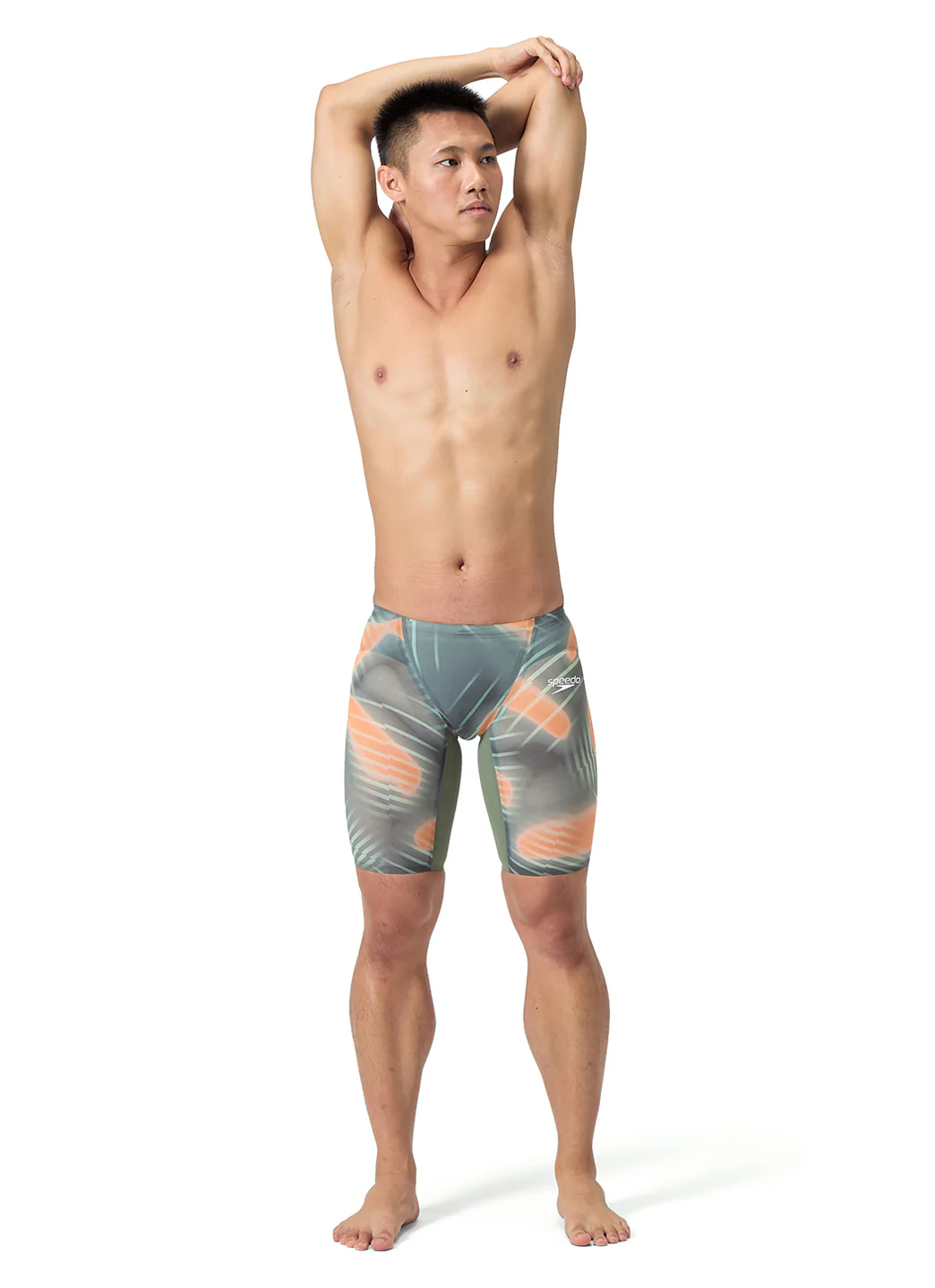 Speedo Men's LZR Valor 2.0 Printed Jammer Tech Suit Swimsuit - Image 6