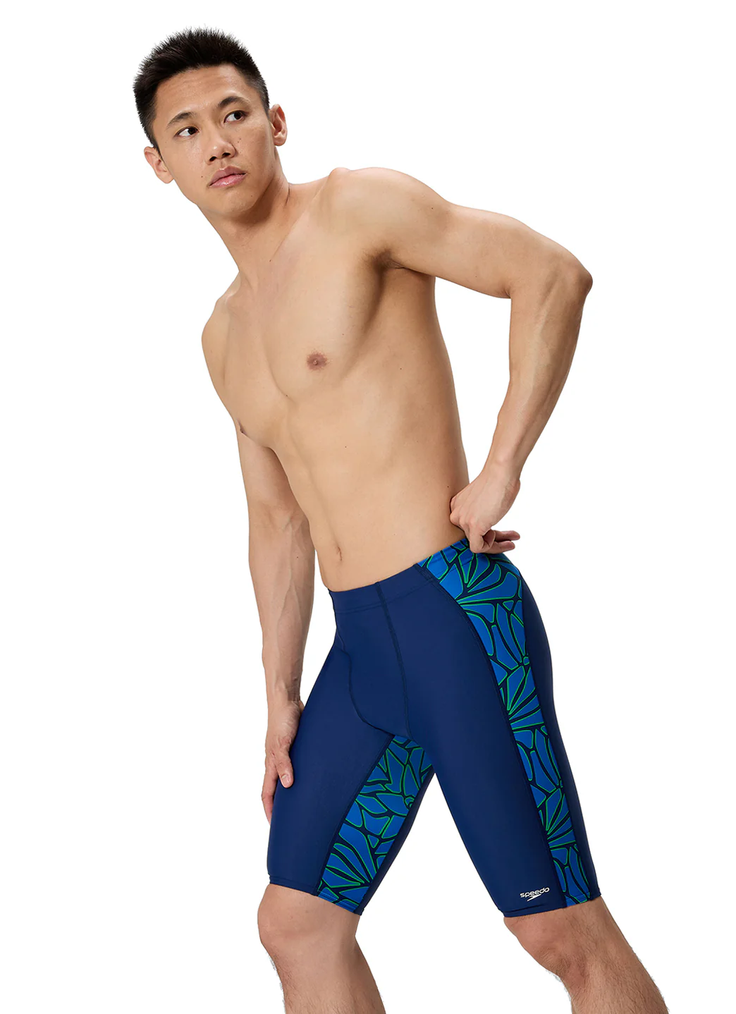 Speedo Men's Petal Polygon Jammer Swimsuit - Image 24
