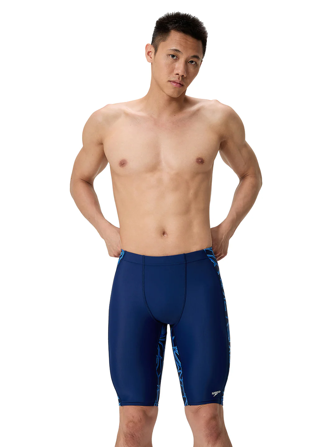 Speedo Men's Petal Polygon Jammer Swimsuit - Image 4
