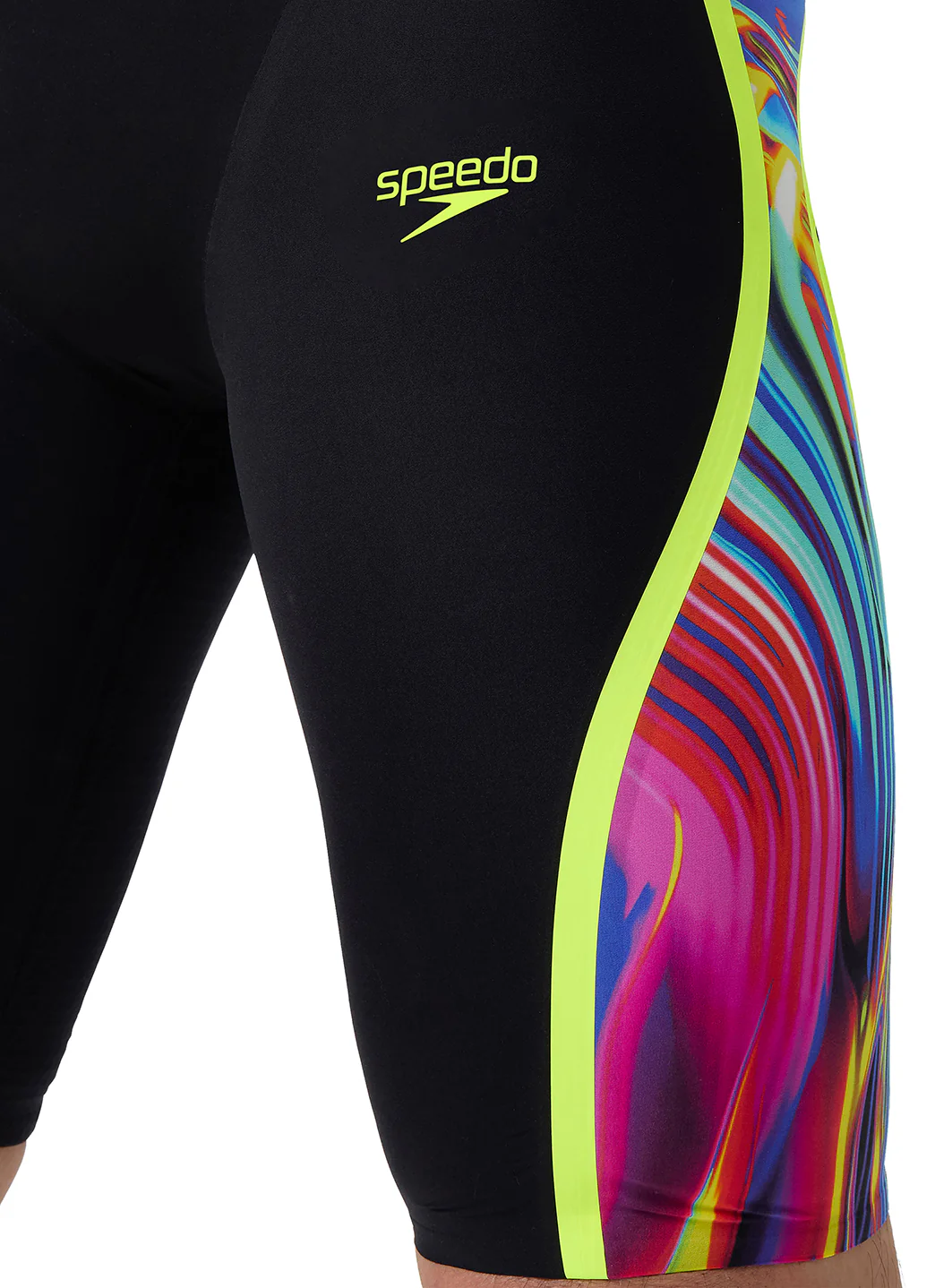 Speedo Men's Printed LZR Intent 2.0 High Waist Jammer Tech Suit Swimsuit - Image 7