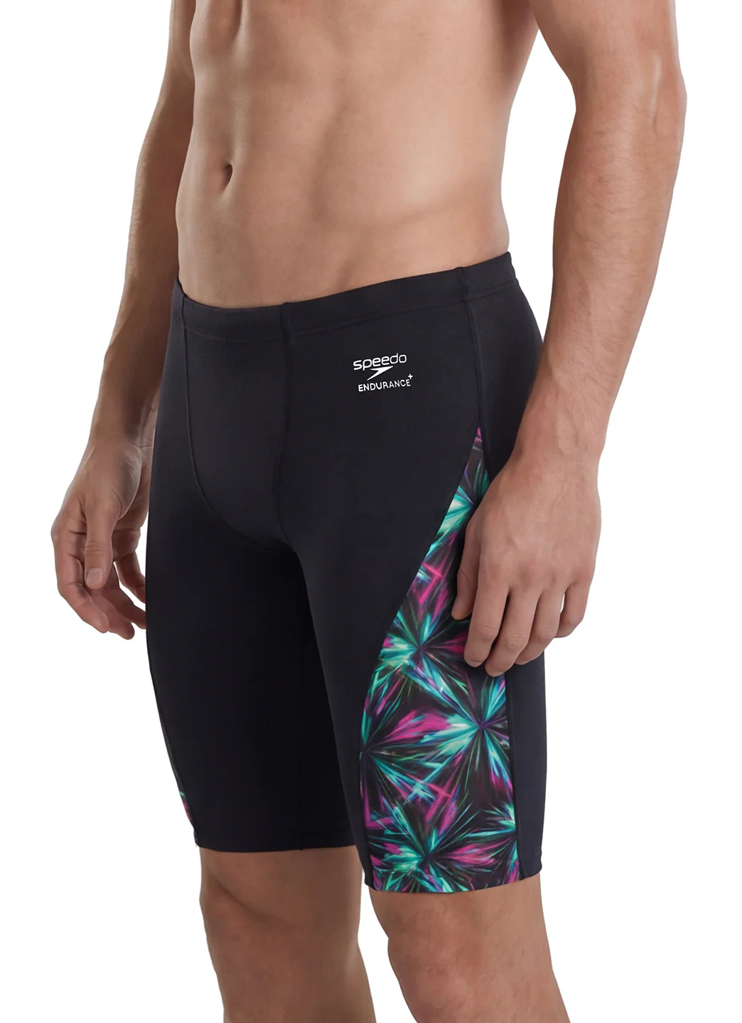 Speedo Men's Printed Splice Jammer Swimsuit - Image 8