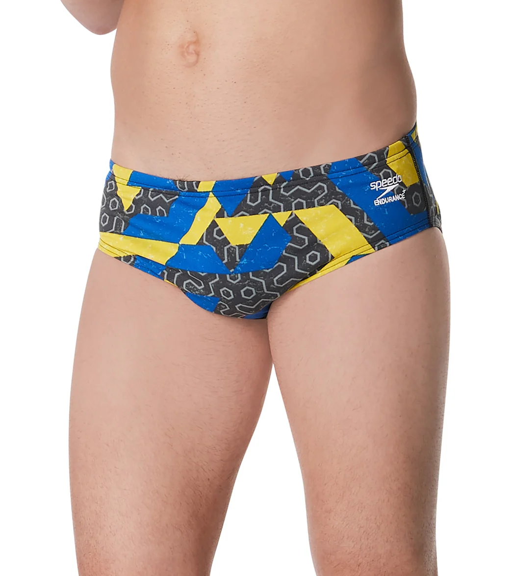 Speedo Men's Ruse Blocks Brief Swimsuit - Image 18