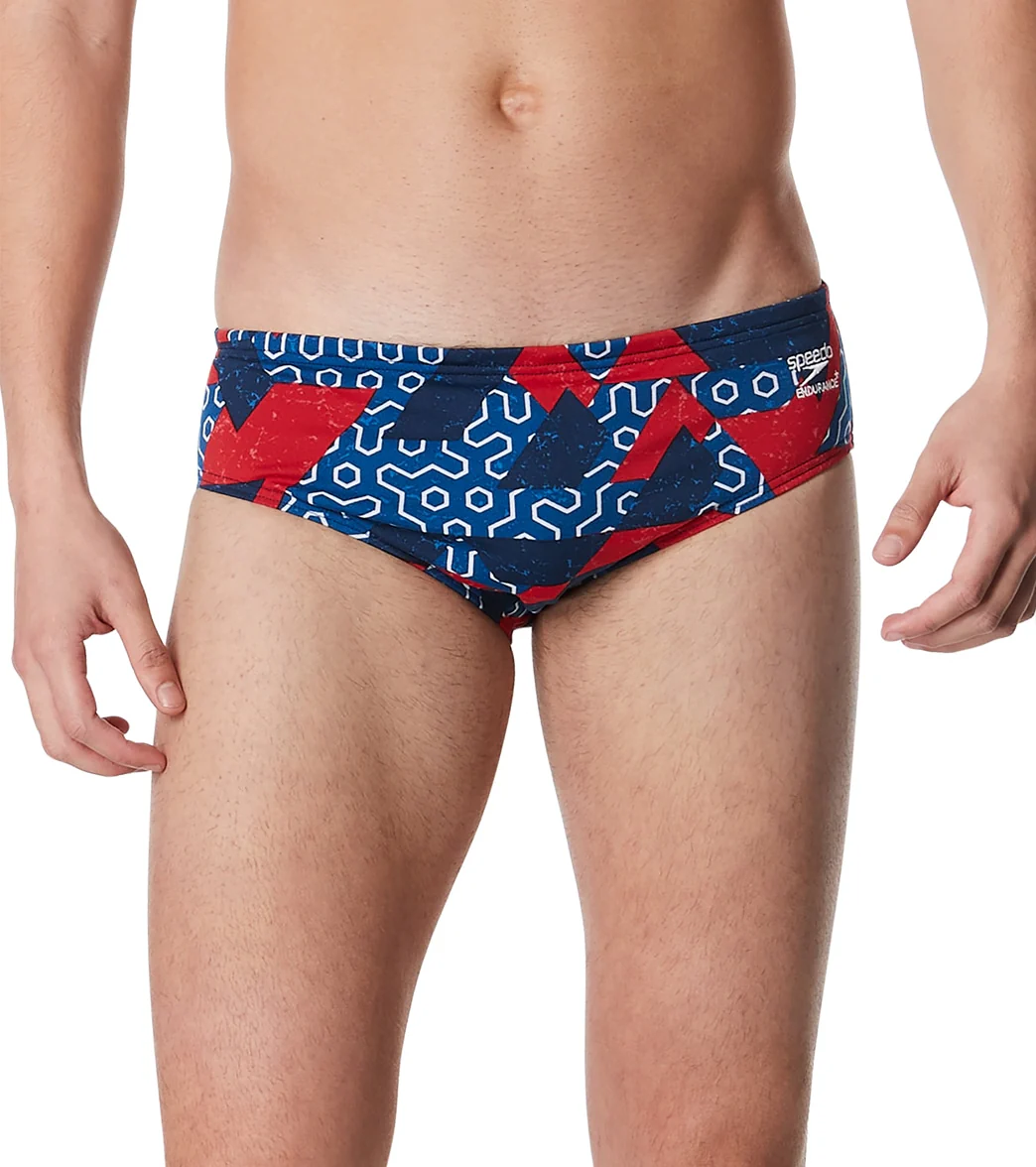 Speedo Men's Ruse Blocks Brief Swimsuit - Image 34