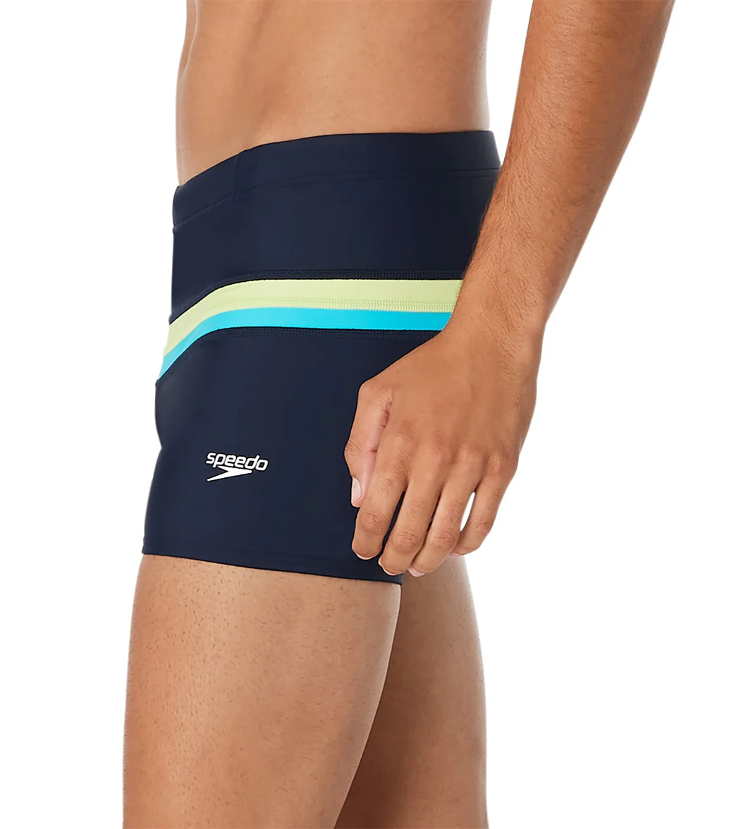 Speedo Men's Splice Square Leg Swimsuit - Image 8