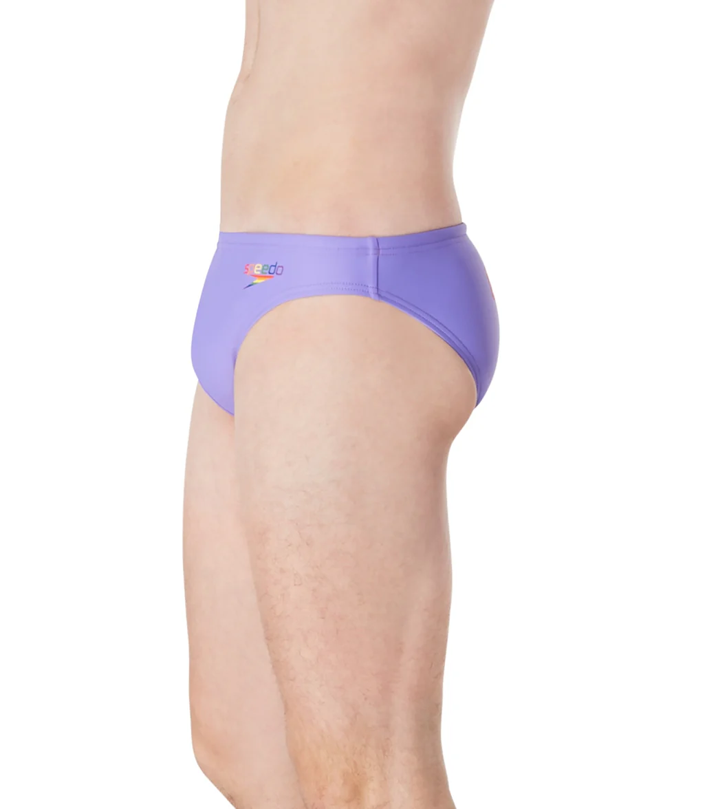Speedo Pride Men's Solar One Brief Swimsuit - Image 2