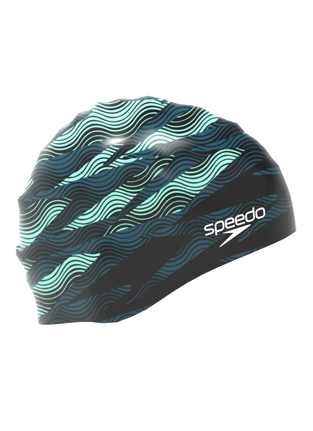 Speedo Printed Silicone Swim Cap - Image 14