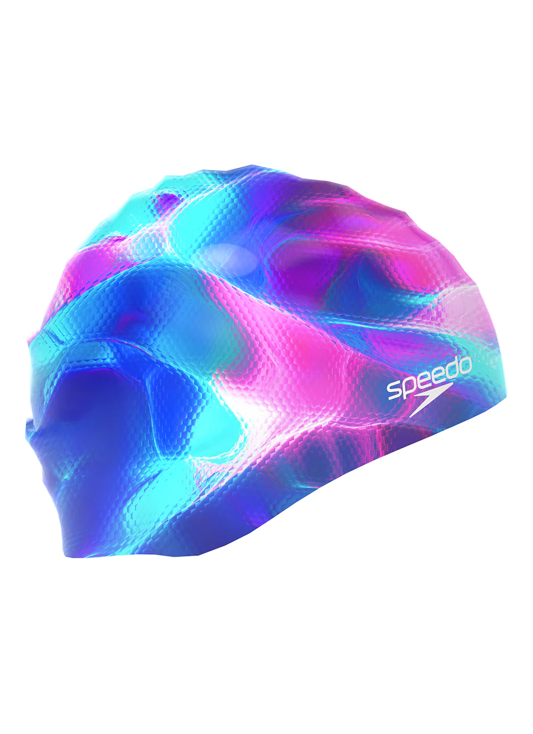Speedo Printed Silicone Swim Cap - Image 3