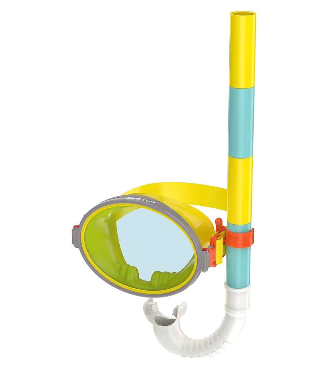 Speedo Unisex Lido Mask & Snorkle Set - Image 6