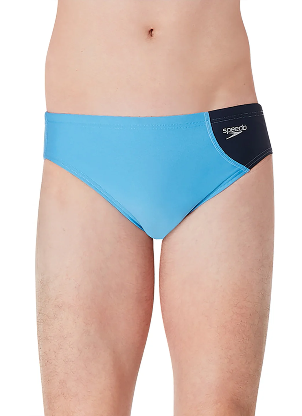 Speedo Vibe Men's Assymetrical Colorblock One Brief Swimsuit - Image 9