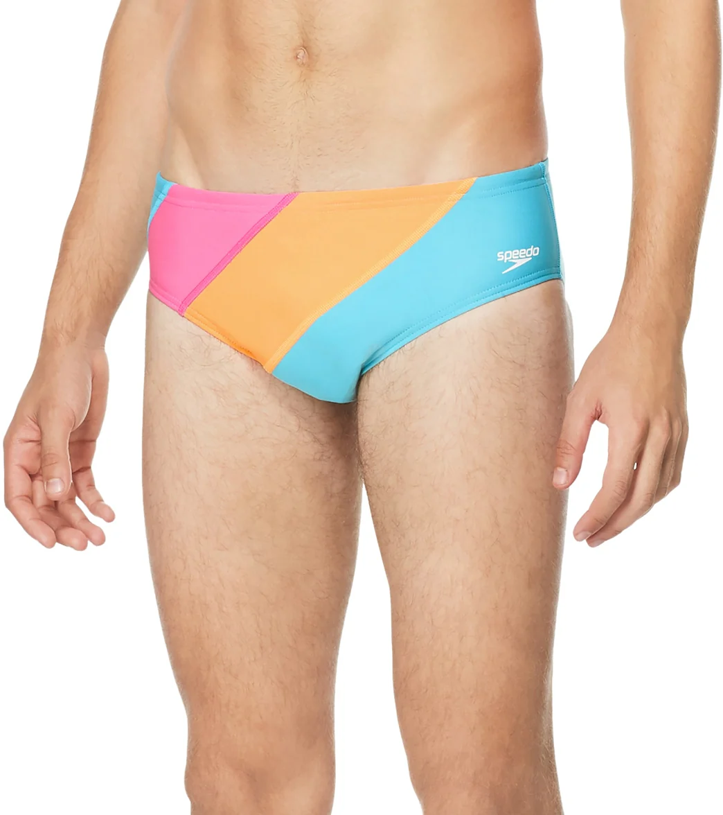 Speedo Vibe Men's Color Blocked One Brief Swimsuit - Image 26