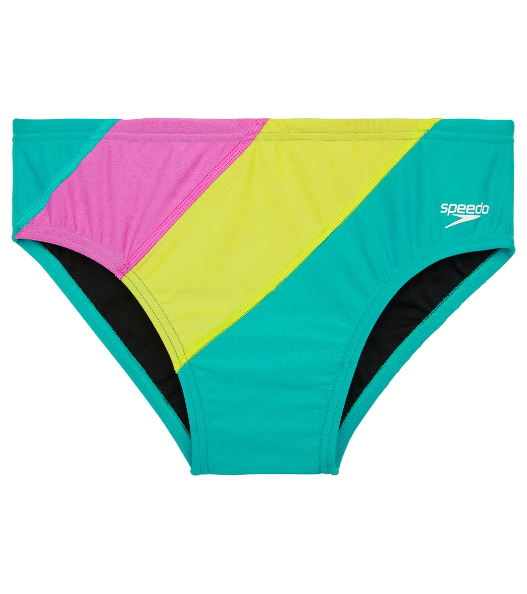 Speedo Vibe Men's Color Blocked One Brief Swimsuit - Image 37