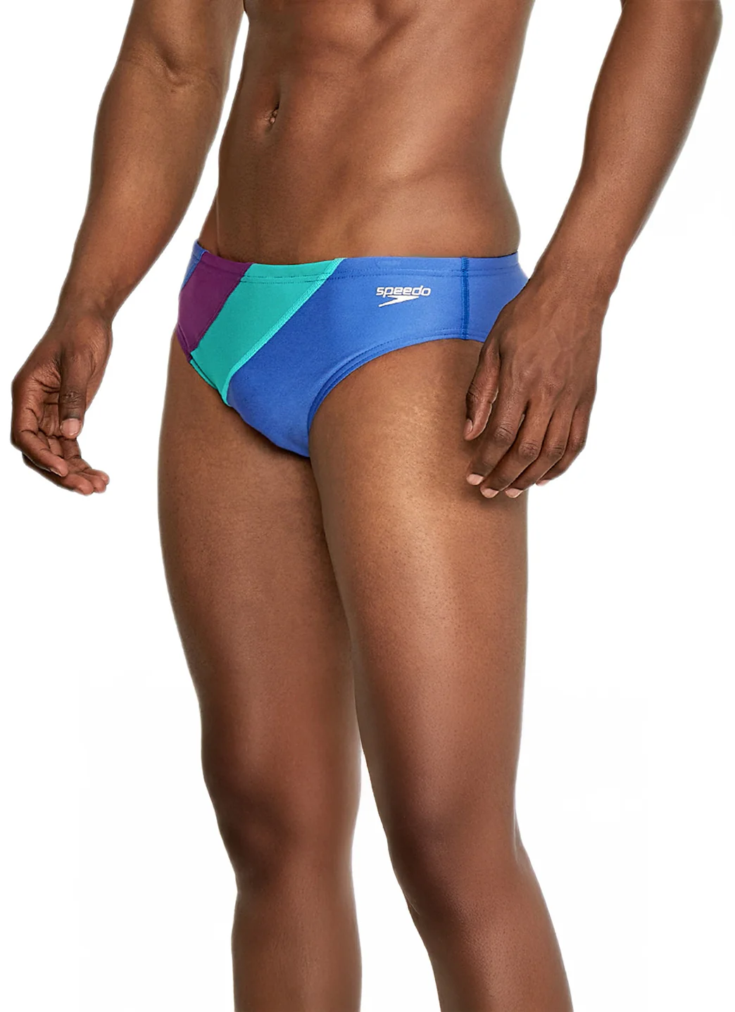 Speedo Vibe Men's Color Blocked One Brief Swimsuit - Image 4