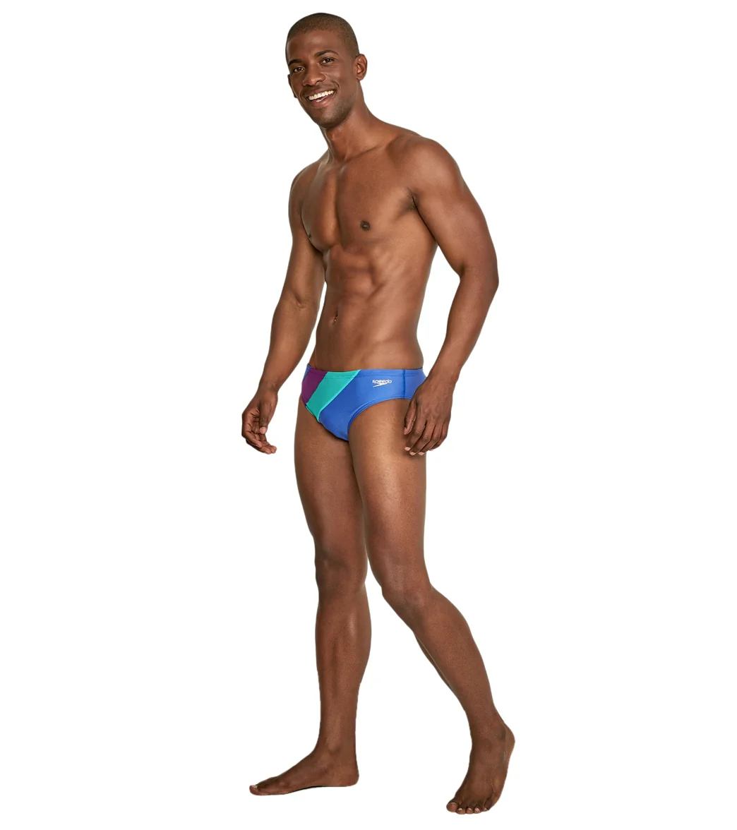 Speedo Vibe Men's Color Blocked One Brief Swimsuit - Image 6