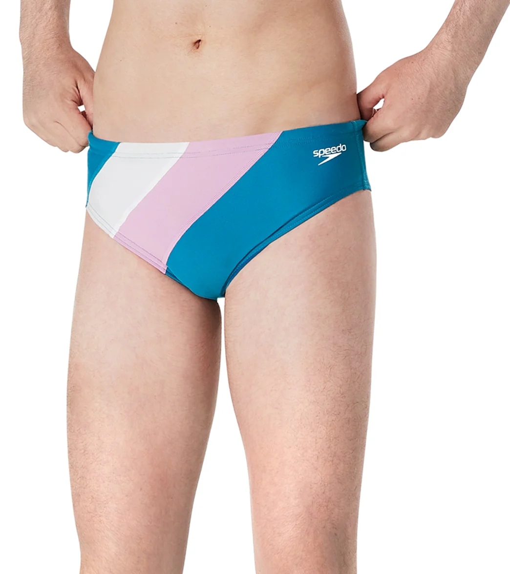 Speedo Vibe Men's Color Blocked One Brief Swimsuit - Image 9