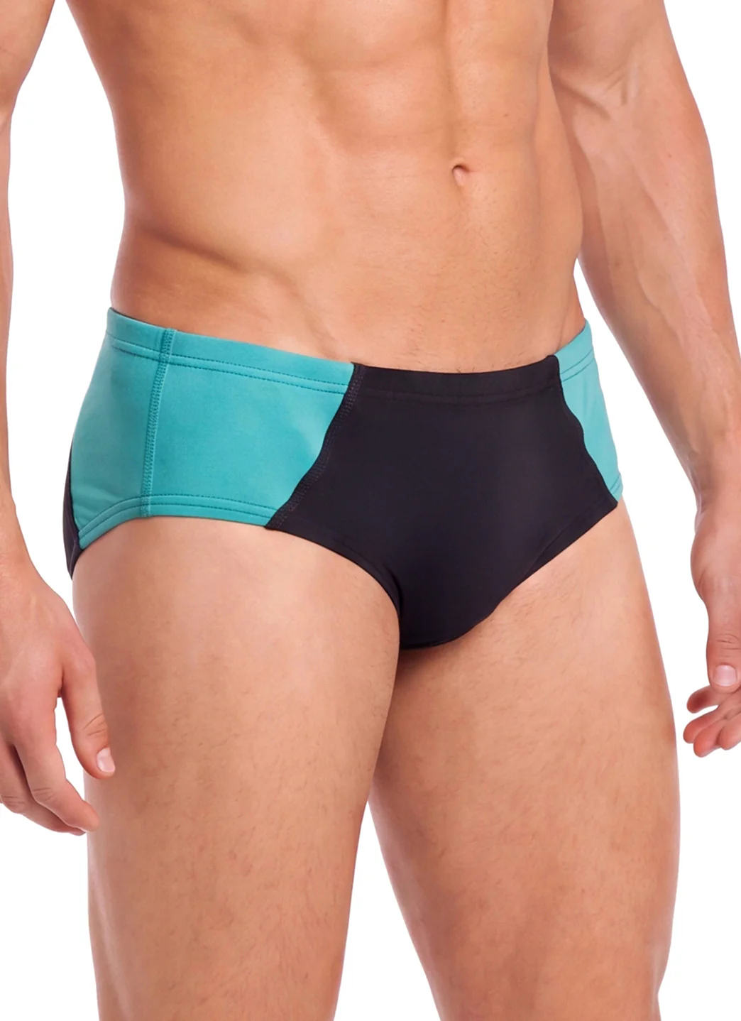 Speedo Vibe Men's Colorblock Euro Brief Swimsuit - Image 8