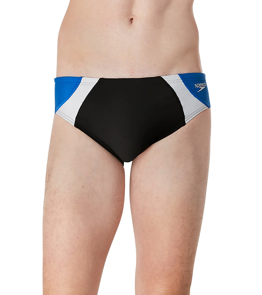 Speedo Vibe Men's Dual Colorblock One Brief Swimsuit - Image 13