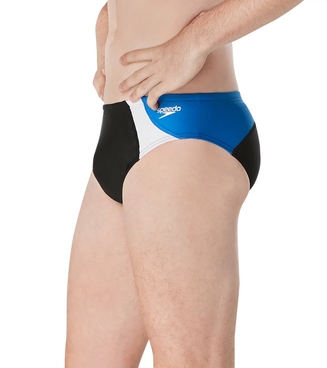 Speedo Vibe Men's Dual Colorblock One Brief Swimsuit - Image 8