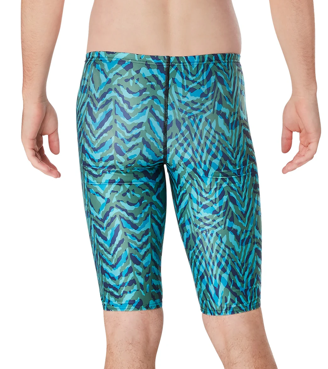 Speedo Vibe Men's Eco Pro LT Printed Jammer Swimsuit - Image 3