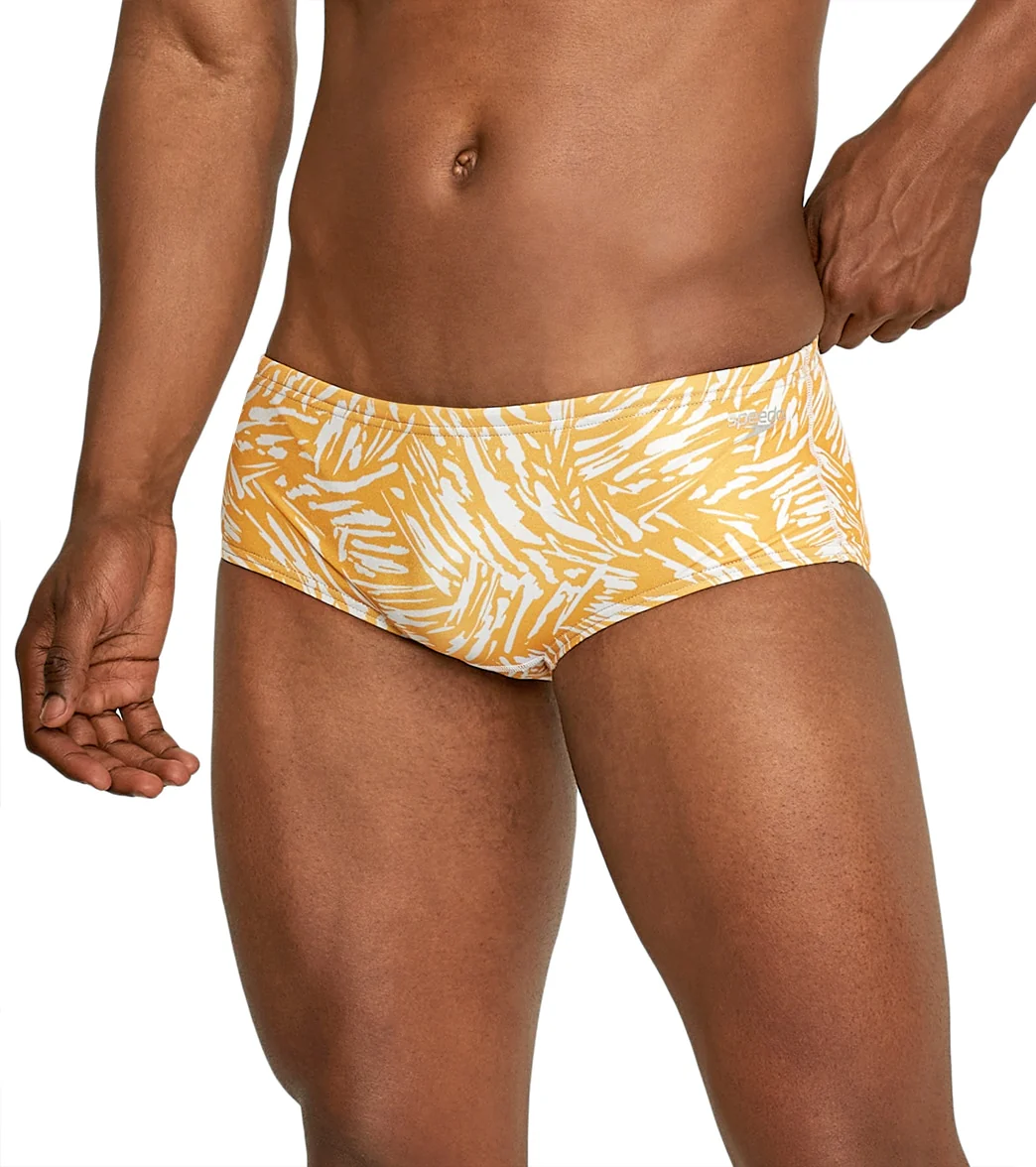 Speedo Vibe Men's Printed Euro Brief Swimsuit - Image 20