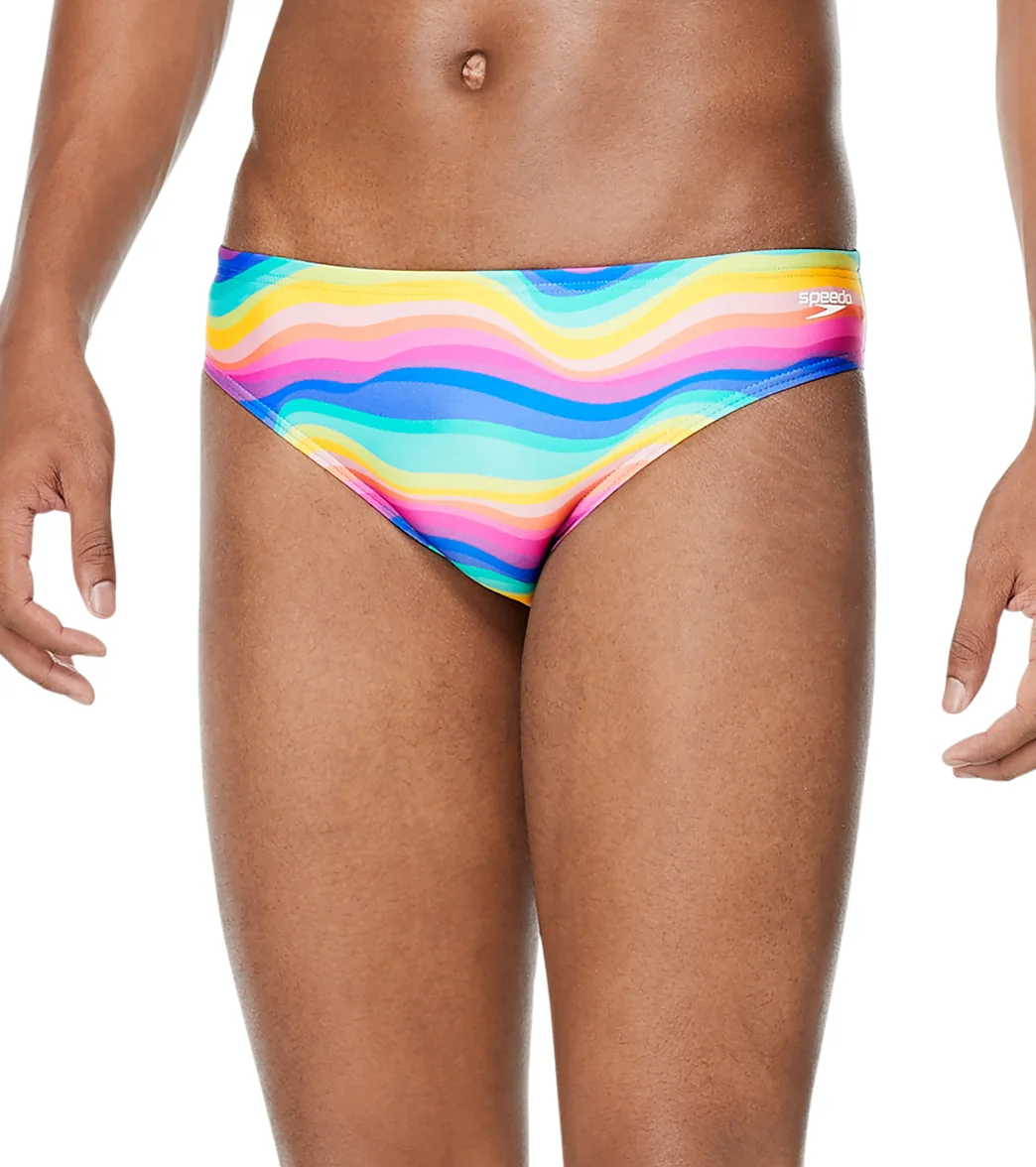 Speedo Vibe Men's Printed One Brief Swimsuit - Image 35