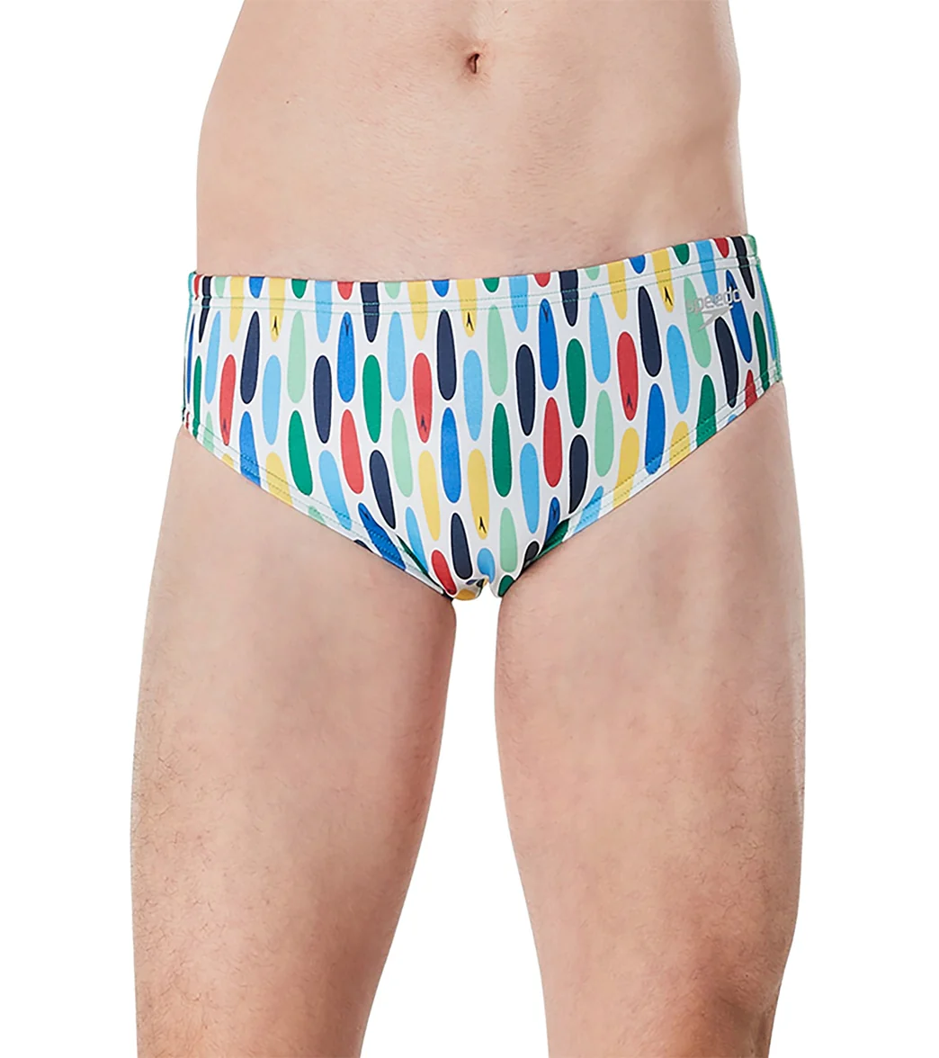 Speedo Vibe Men's Printed One Brief Swimsuit - Image 7