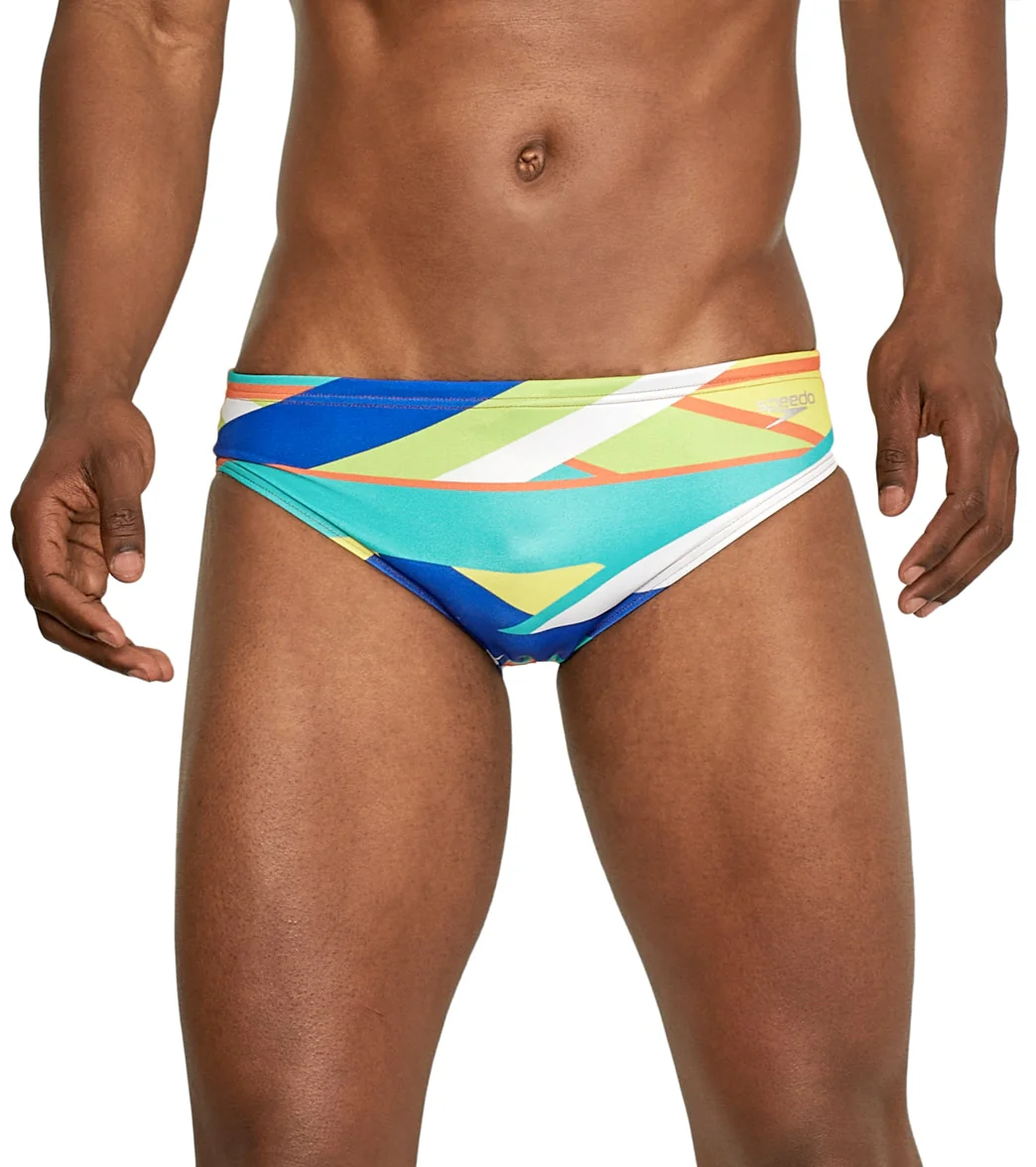 Speedo Vibe Men's Printed One Brief Swimsuit - Image 89