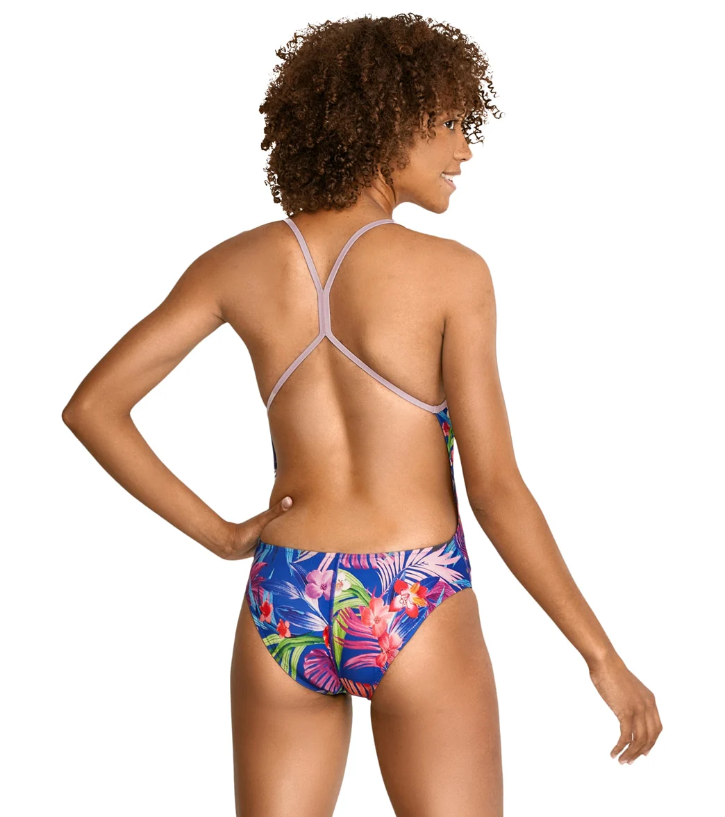 Speedo Vibe Women's The One Printed One Piece Swimsuit - Image 42