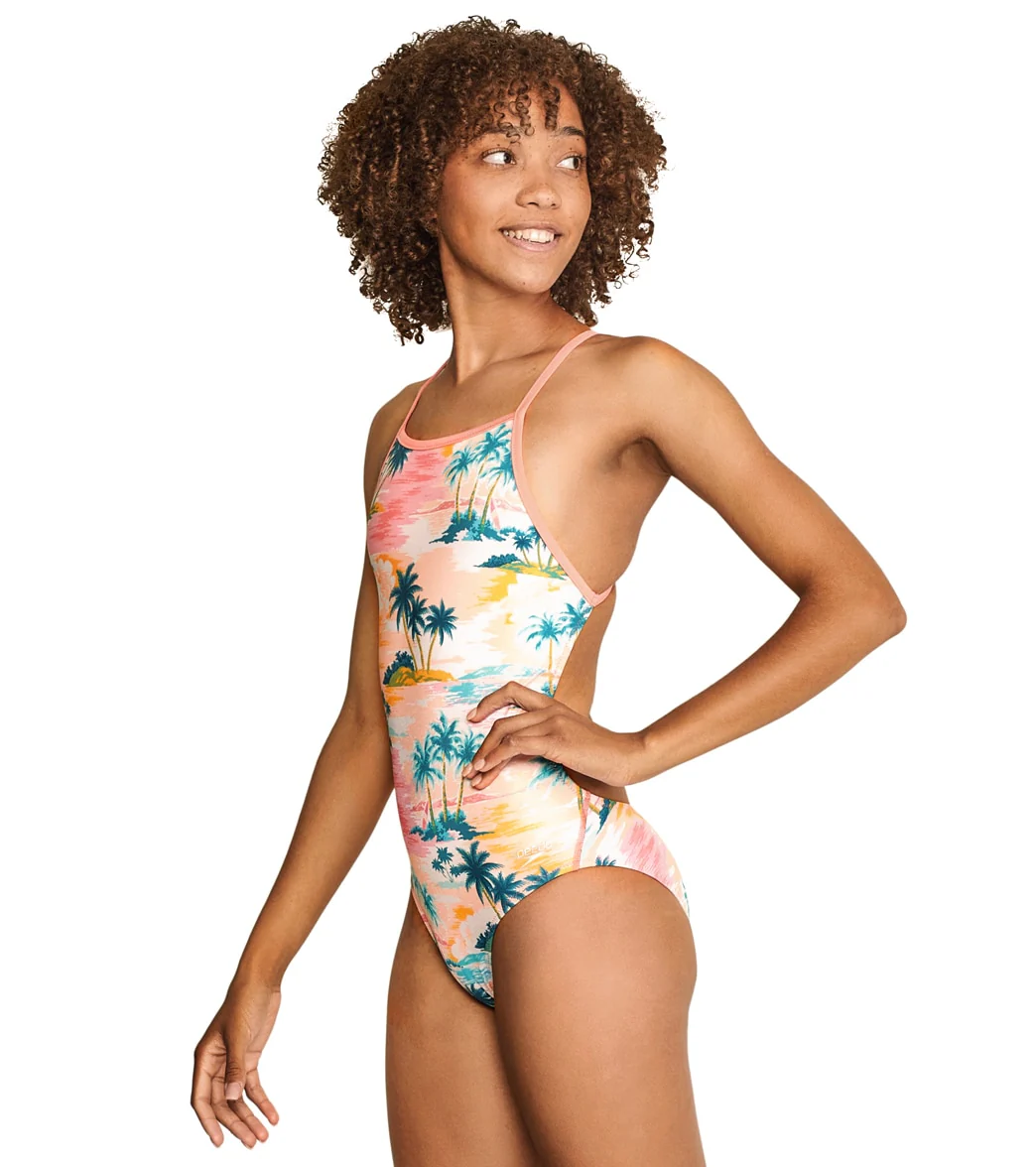 Speedo Vibe Women's The One Printed One Piece Swimsuit - Image 78