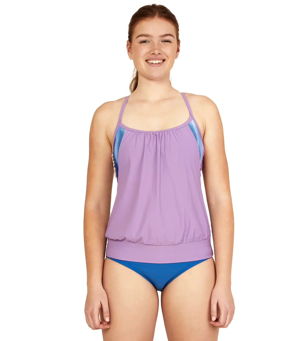 Speedo Women's Blouson Tankini Top - Image 7