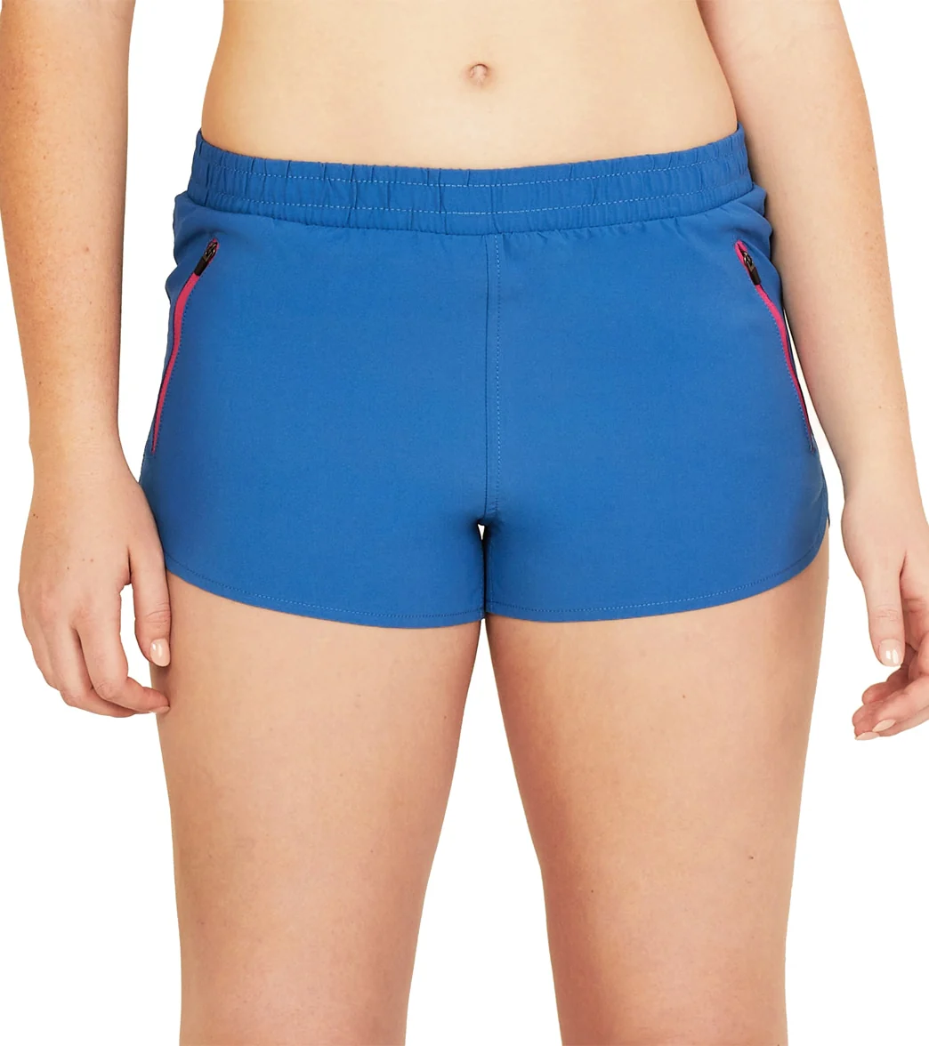 Speedo Women's Color Block Woven Shorts - Image 8