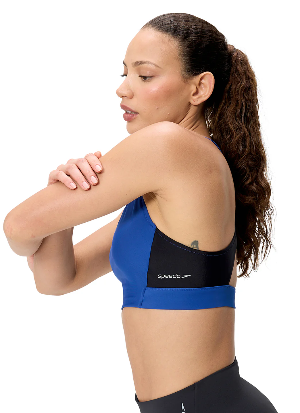 Speedo Women's Colorblock Racerback Bikini Top - Image 4