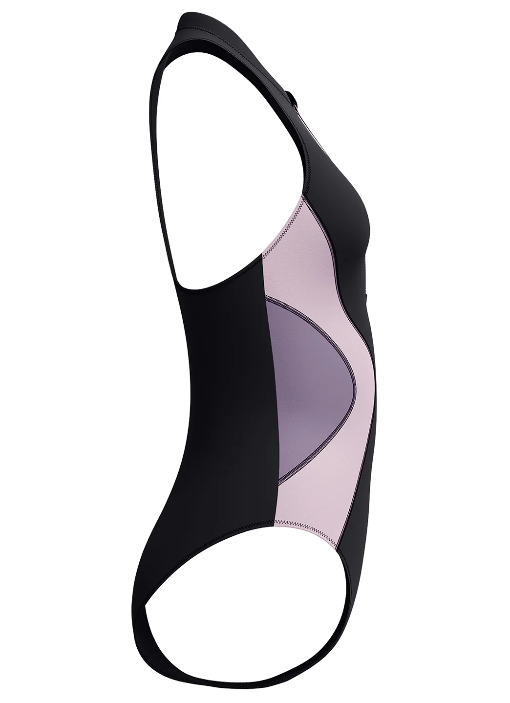 Speedo Women's Colorblock Zip Neck One Piece Swimsuit - Image 9