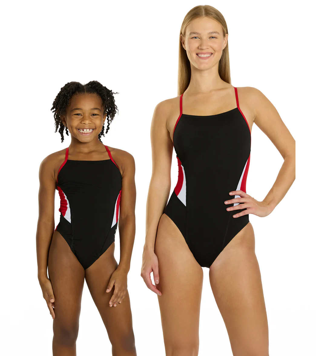 Speedo Women's Edge Splice Crossback One Piece Swimsuit - Image 19