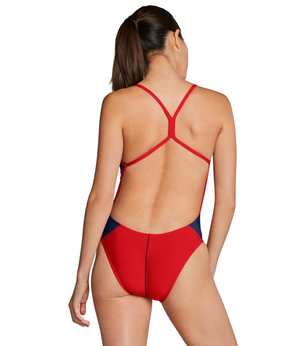 Speedo Women's Edge Splice One Back One Piece Swimsuit - Image 11