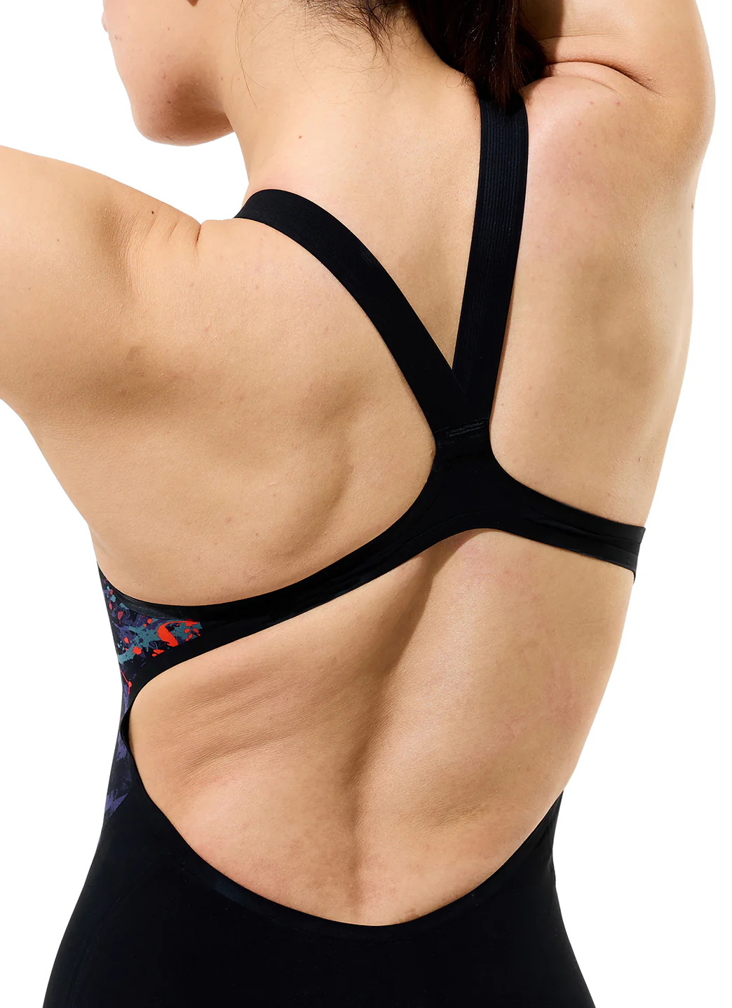 Speedo Women's Fastskin LZR Pure Valor 2.0 Printed Open Back Tech Suit Swimsuit - Image 7