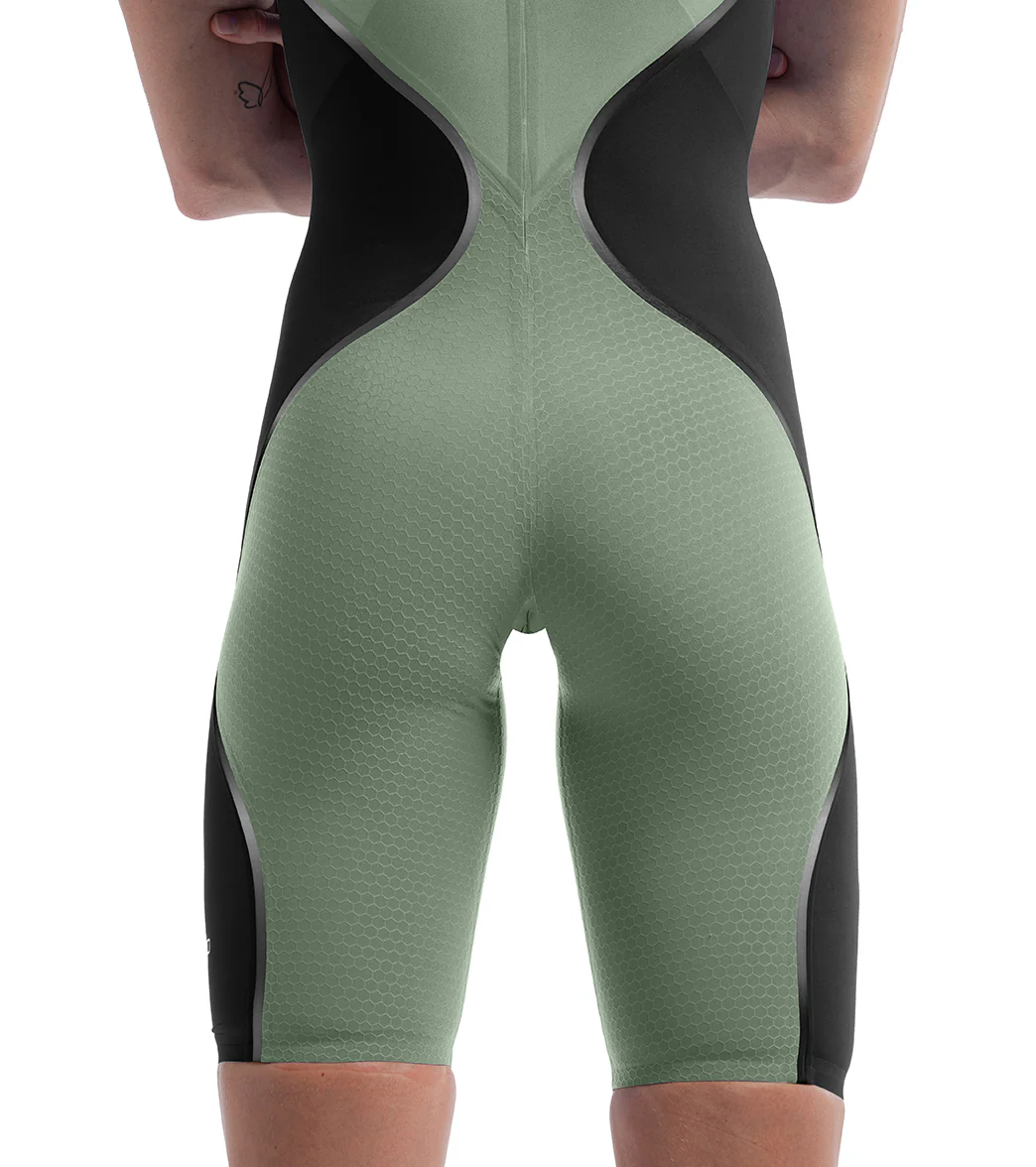 Speedo Women's LZR Intent 2.0 Closed Back Kneeskin Tech Suit Swimsuit - Image 75