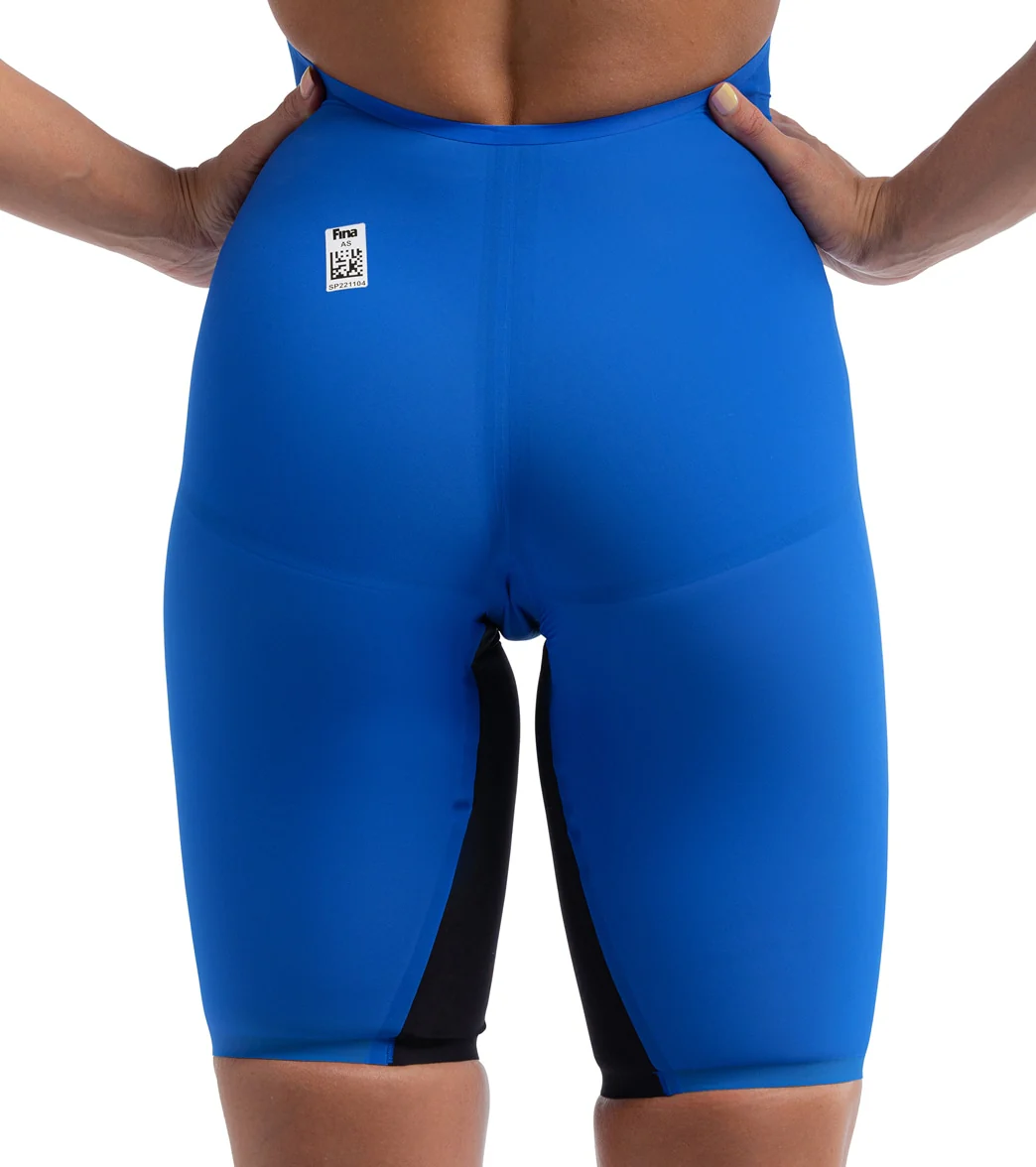 Speedo Women's LZR Valor 2.0 Open Back Kneeskin Tech Suit Swimsuit - Image 88